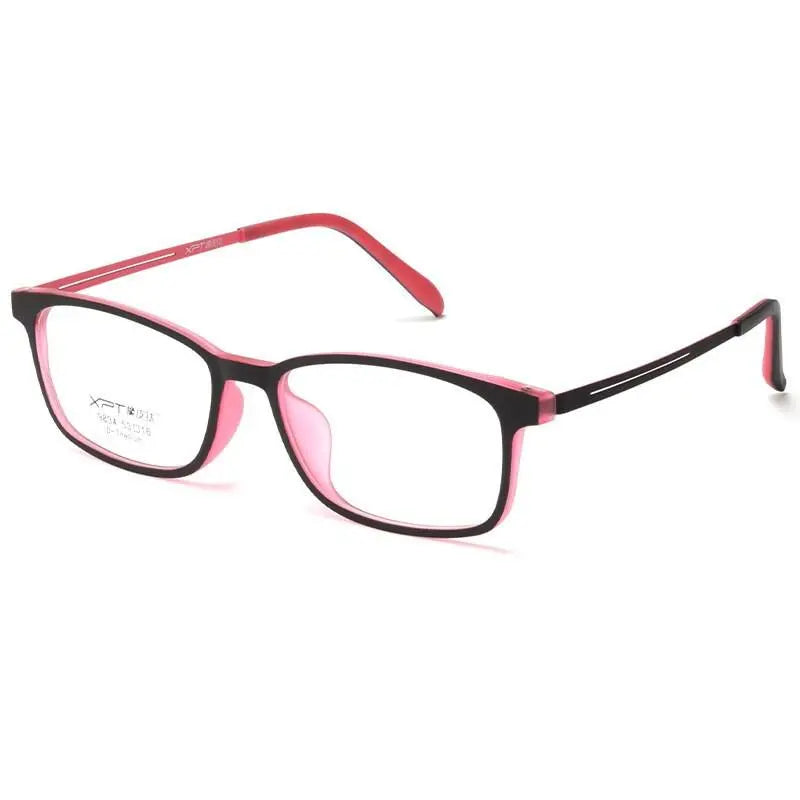 Unisex Square Full Rim Titanium Prescription Glasses 9834XP — view 4 | Rx Spectacle