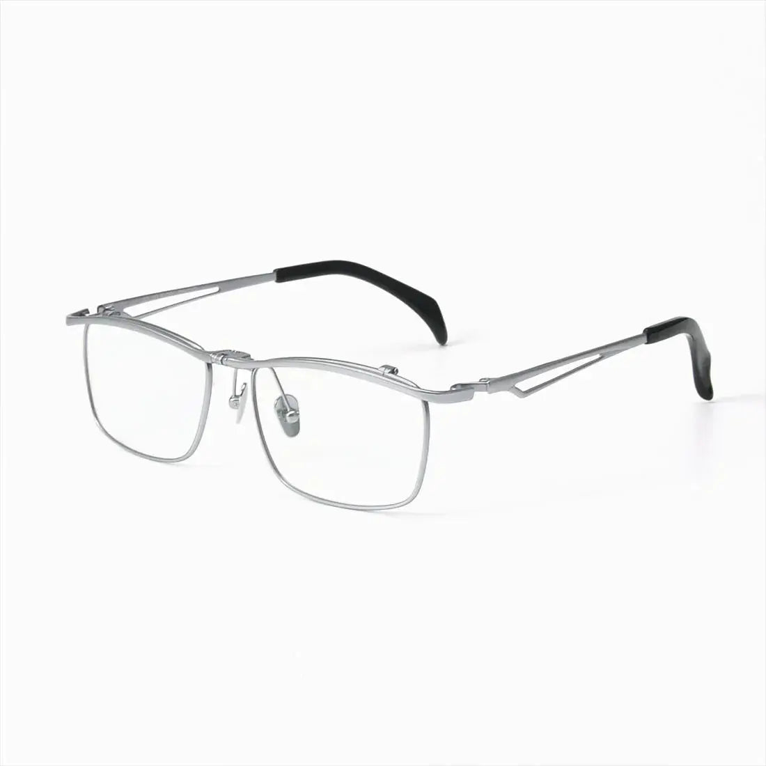 Unisex Square Full Rim Alloy Reading Glasses 30054 — view 5 | Rx Spectacle