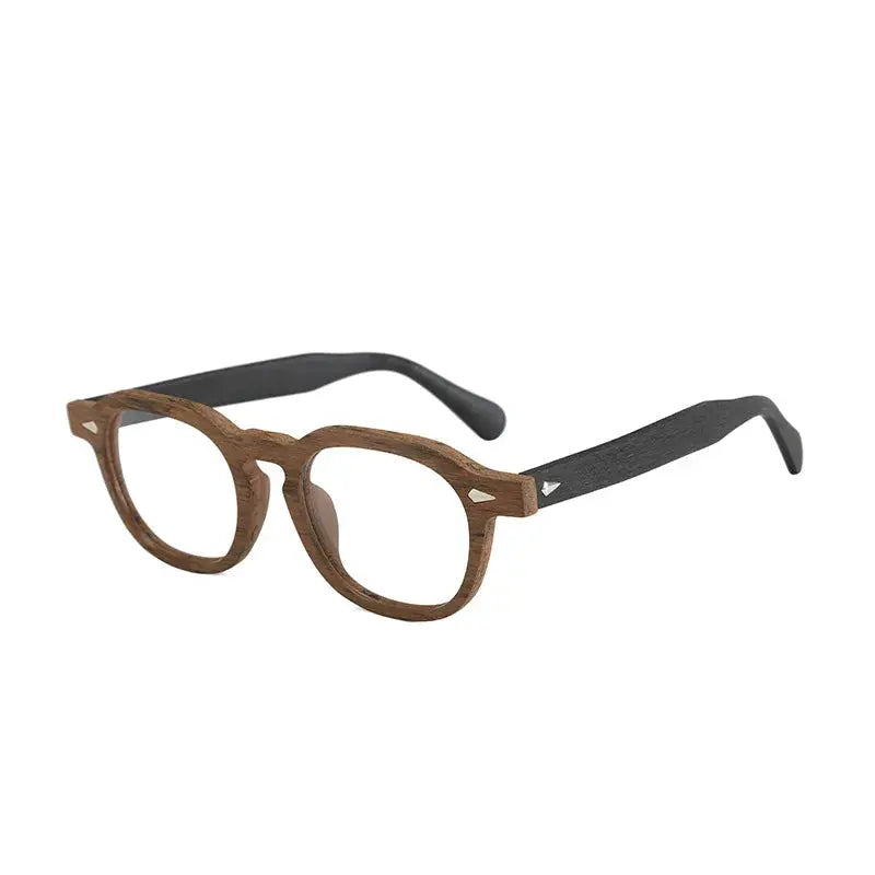 Unisex Square Full Rim Acetate Flat Top Prescription Glasses 78183 — view 8 | Rx Spectacle