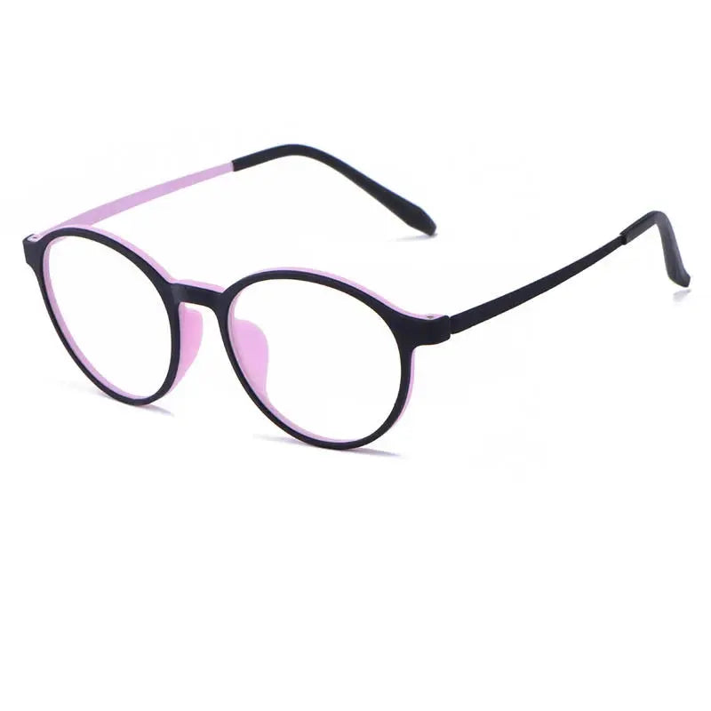 Women's Round Full Rim TR90 Prescription Glasses 723050 — view 5 | Rx Spectacle