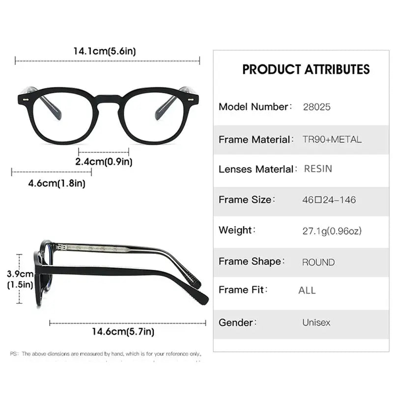 Women's Square Full Rim TR90 Reading Glasses 28025 — view 2 | Rx Spectacle
