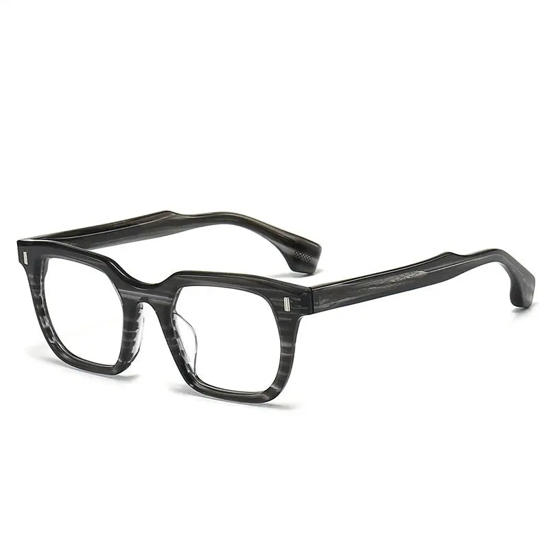Unisex Square Full Rim Acetate Prescription Glasses 63475 — view 8 | Rx Spectacle