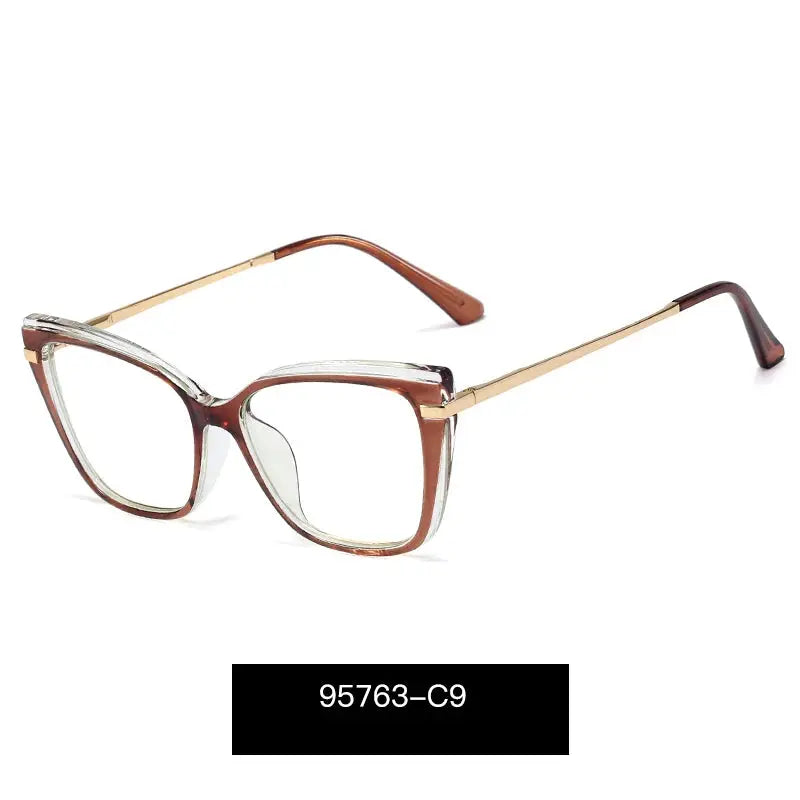 Women's Cat Eye Full Rim TR90 Prescription Glasses 95763 — view 7 | Rx Spectacle
