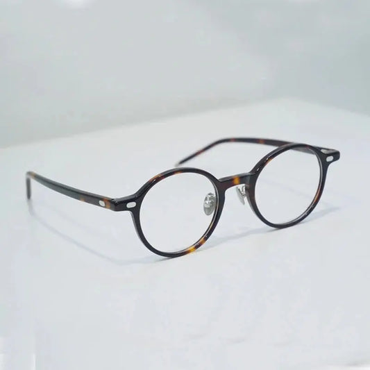 Unisex Round Full Rim Acetate Prescription Glasses 61705 — view 1 | Rx Spectacle