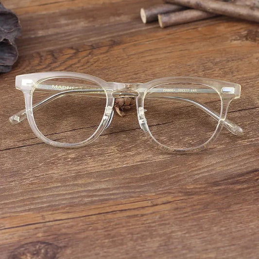 Unisex Square Full Rim Titanium Prescription Glasses 94142 — view 1 | Rx Spectacle