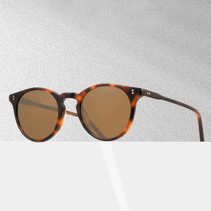 Round Full Rim Acetate Prescription Glasses 605183 — view 1 | Rx Spectacle