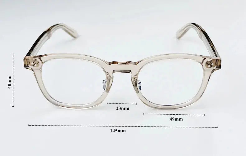 Unisex Browline Full Rim Acetate Prescription Glasses 492340 — view 2 | Rx Spectacle