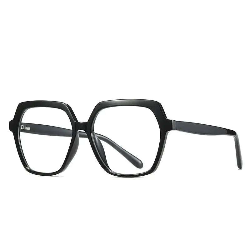 Women's Polygon Full Rim Titanium Prescription Glasses 942018 — view 4 | Rx Spectacle