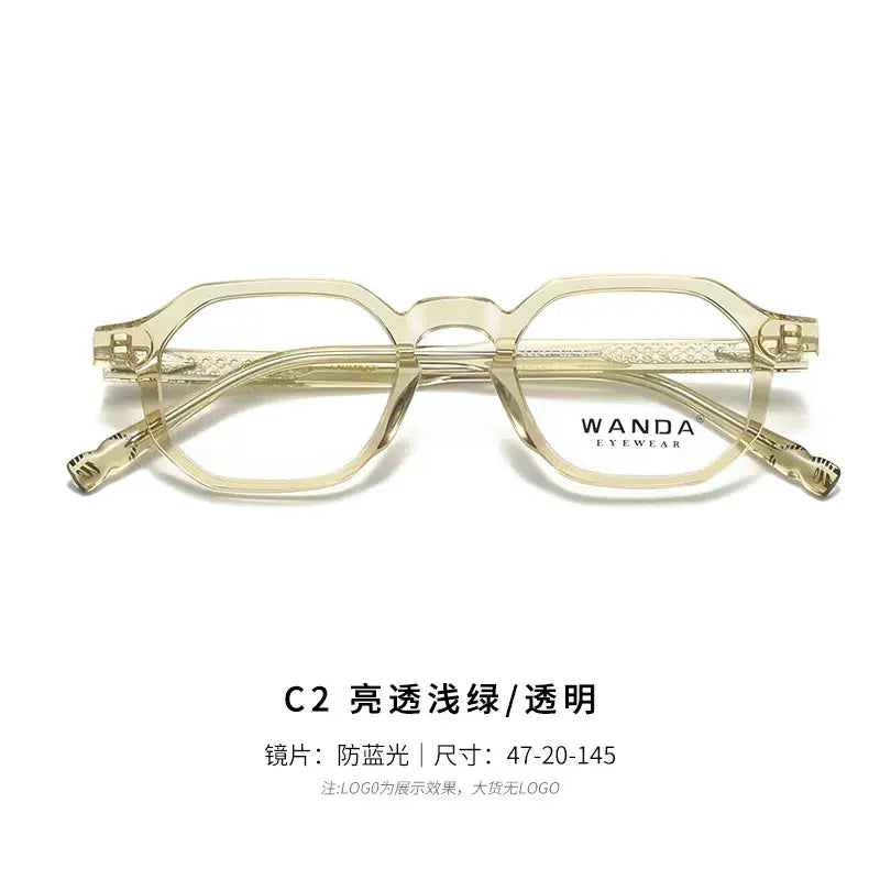 Women's Oval Full Rim TR90 Flat Top Prescription Glasses 22247 — view 4 | Rx Spectacle