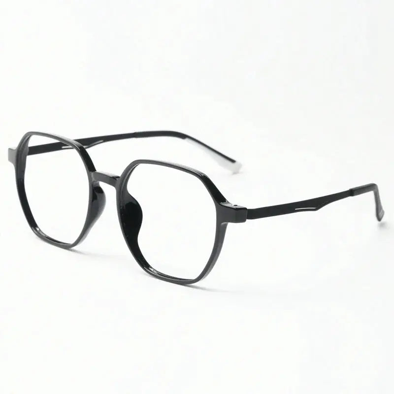 Men's Polygon Full Rim Titanium Prescription Glasses 256883 — view 5 | Rx Spectacle