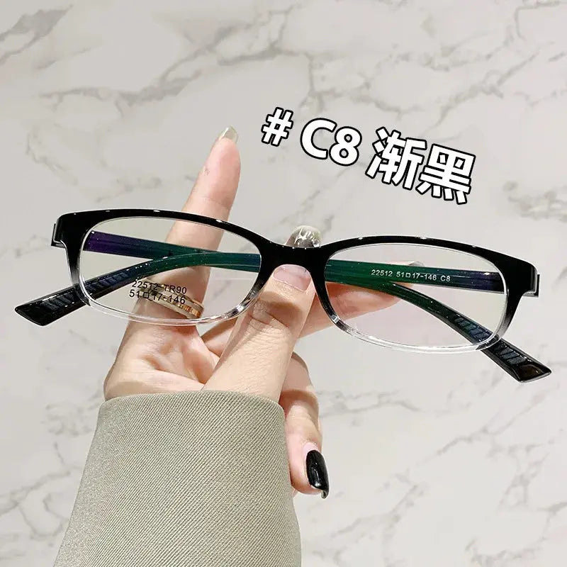 Unisex Oval Full Rim TR90 Prescription Glasses 22512 — view 6 | Rx Spectacle