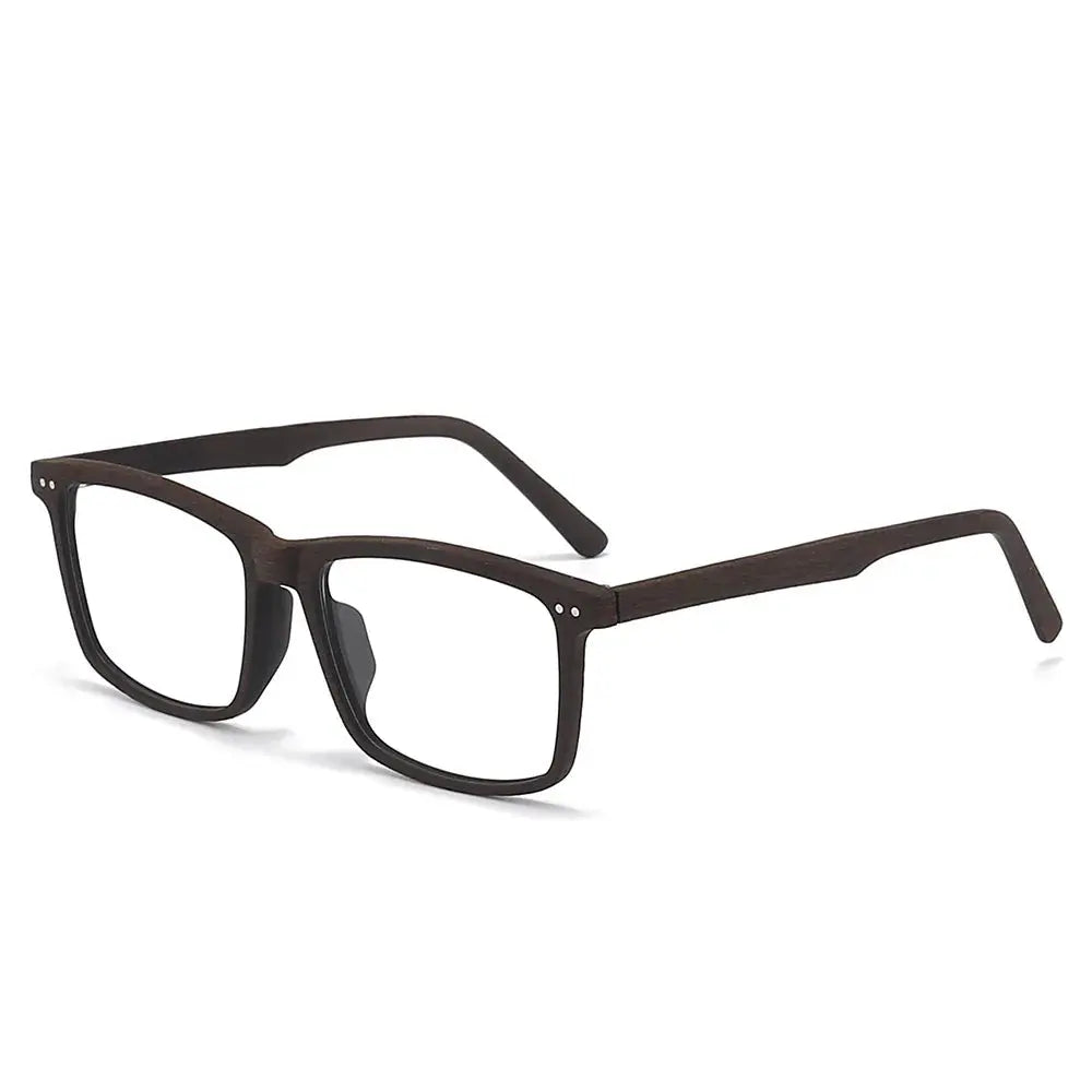 Unisex Square Full Rim Titanium Prescription Glasses 78080 — view 5 | Rx Spectacle