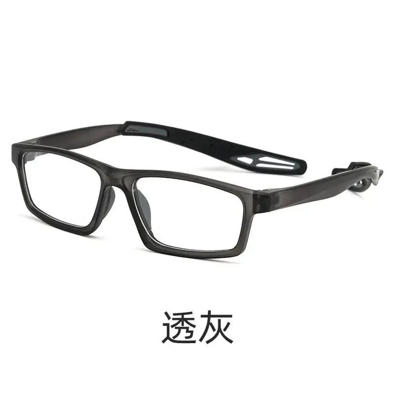 Unisex Square Full Rim Titanium Sports Glasses 121219 — view 2 | Rx Spectacle