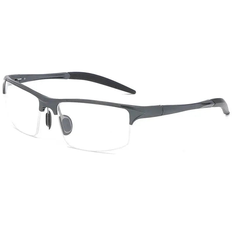 Women's Square Semi-Rimless Aluminum Sports Glasses 81772 — view 6 | Rx Spectacle