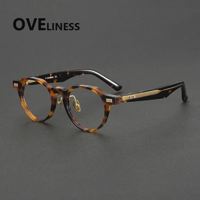 Unisex Round Full Rim Acetate Prescription Glasses 322750 — view 6 | Rx Spectacle