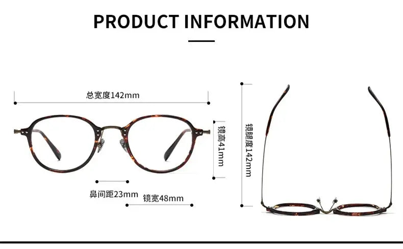 Unisex Square Full Rim Titanium Prescription Glasses 366033 — view 2 | Rx Spectacle