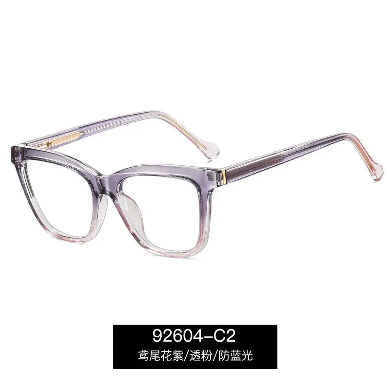 Women's Square Full Rim TR90 Prescription Glasses 392604 — view 9 | Rx Spectacle
