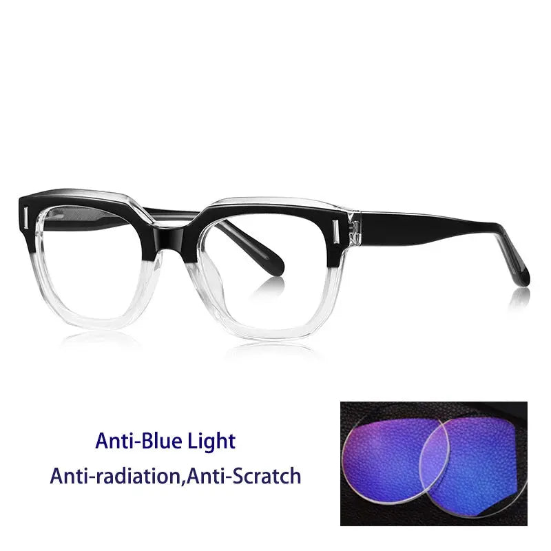 Unisex Square Full Rim TR90 Reading Glasses 78009 — view 7 | Rx Spectacle