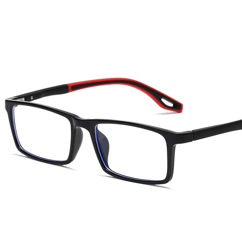 Men's Square Full Rim Plastic Prescription Glasses 81308 — view 11 | Rx Spectacle