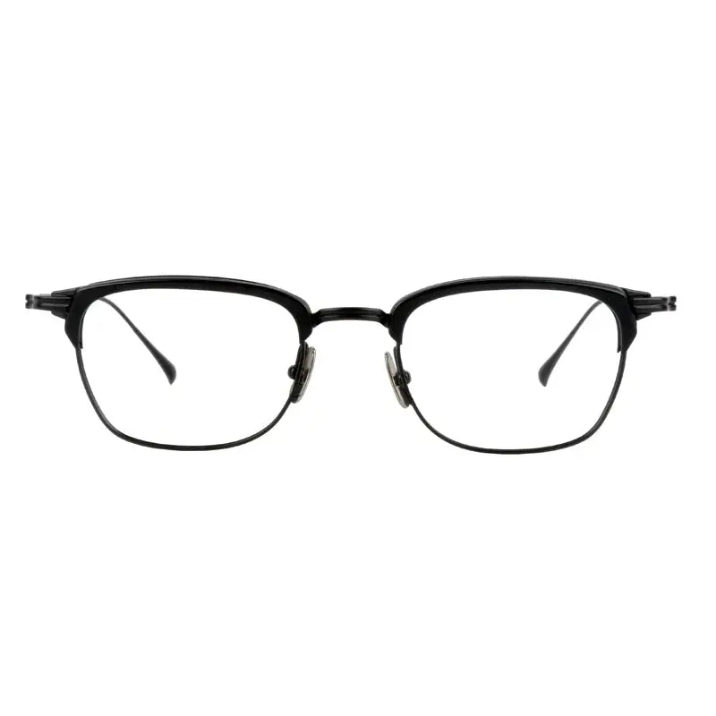 Unisex Square Full Rim Titanium Prescription Glasses 194526 — view 4 | Rx Spectacle