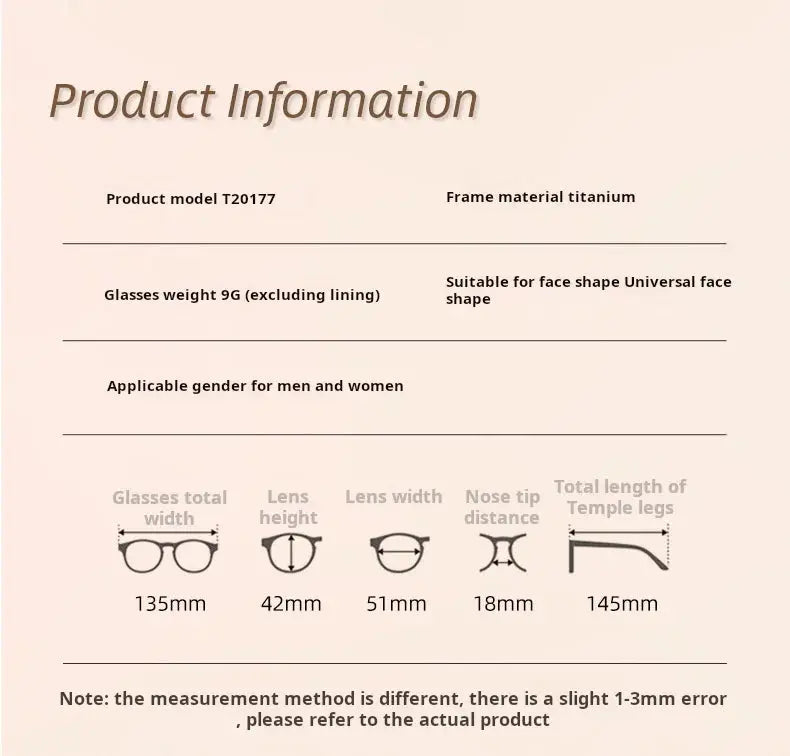 Women's Polygon Semi-Rimless Titanium Prescription Glasses 20177 — view 2 | Rx Spectacle