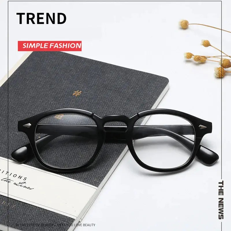 Unisex Oval Full Rim Acetate Reading Glasses 3019 — view 1 | Rx Spectacle