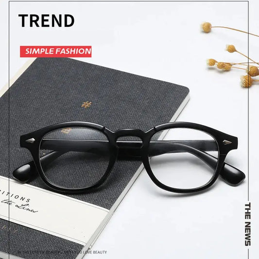Unisex Oval Full Rim Acetate Reading Glasses 3019 — view 1 | Rx Spectacle