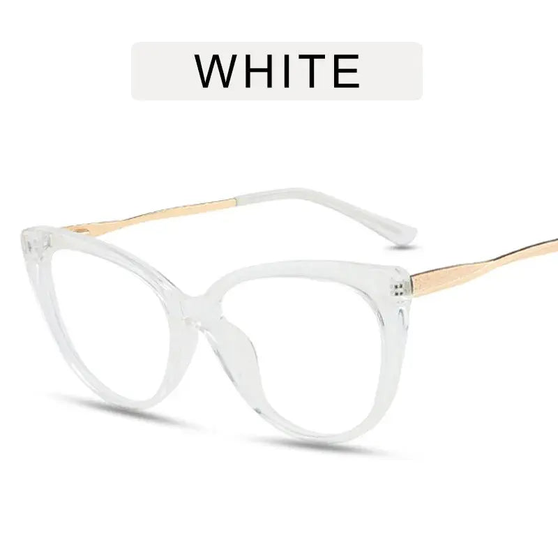 Women's Cat Eye Full Rim TR90 Prescription Glasses 5018 — view 6 | Rx Spectacle