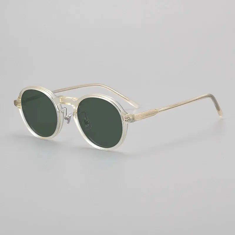 Unisex Round Full Rim Acetate Prescription Glasses 14543 — view 11 | Rx Spectacle