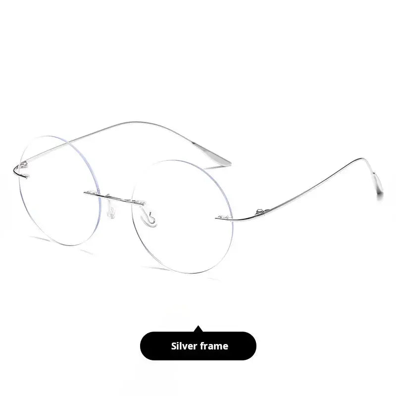 Women's Round Rimless Prescription Glasses 720176 — view 8 | Rx Spectacle