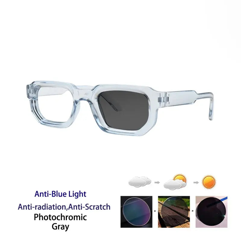 Unisex Square Full Rim TR90 Reading Glasses 71853 — view 12 | Rx Spectacle