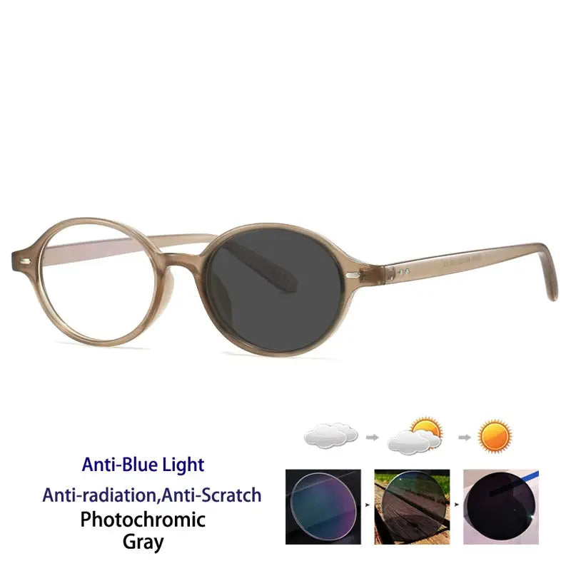 Unisex Round Full Rim TR90 Reading Glasses 512297 — view 8 | Rx Spectacle