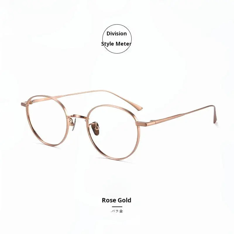 Women's Oval Full Rim Titanium Prescription Glasses 721835 — view 4 | Rx Spectacle
