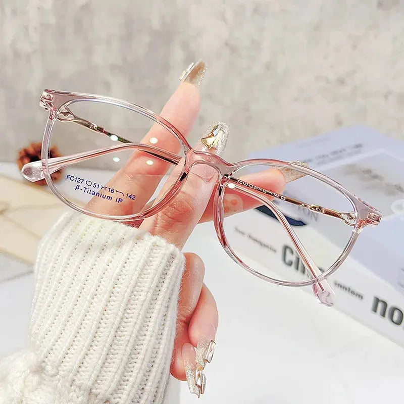 Women's Oval Full Rim TR90 Prescription Glasses 942127 — view 5 | Rx Spectacle