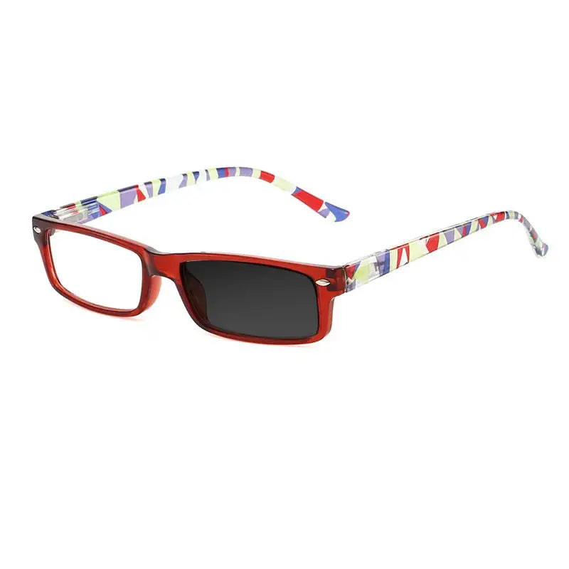 Women's Square Full Rim Alloy Reading Glasses 525004 — view 14 | Rx Spectacle