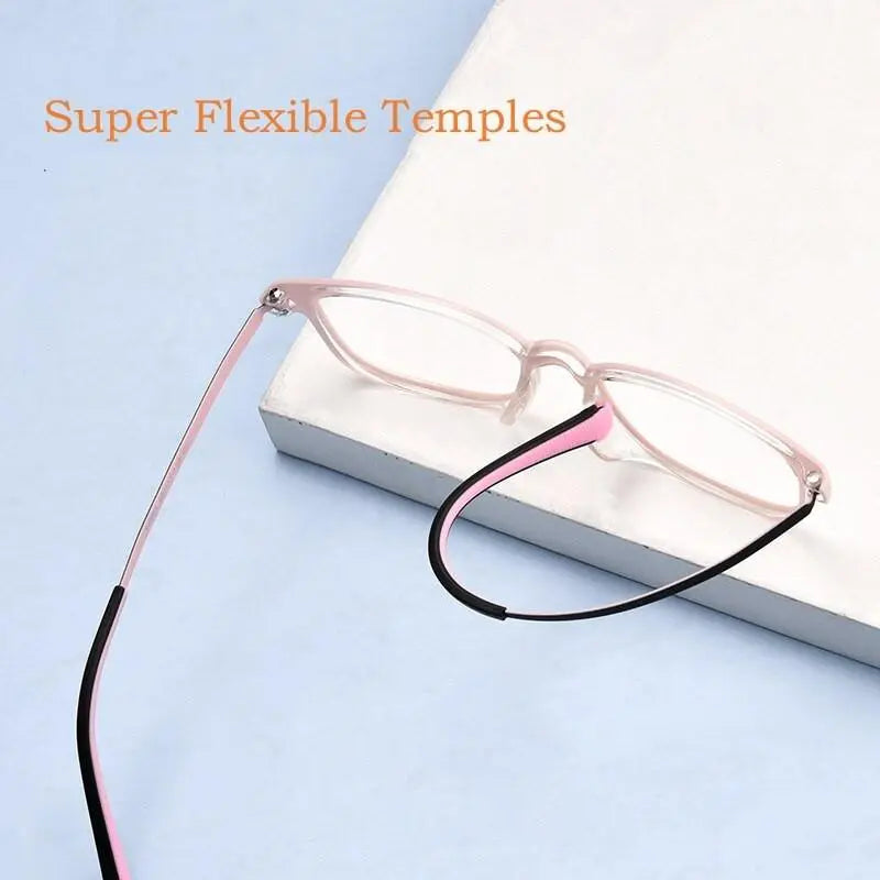 Unisex Square Full Rim Titanium Prescription Glasses 99903t — view 11 | Rx Spectacle