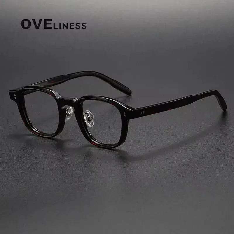 Women's Square Full Rim Acetate Prescription Glasses 313013 — view 3 | Rx Spectacle