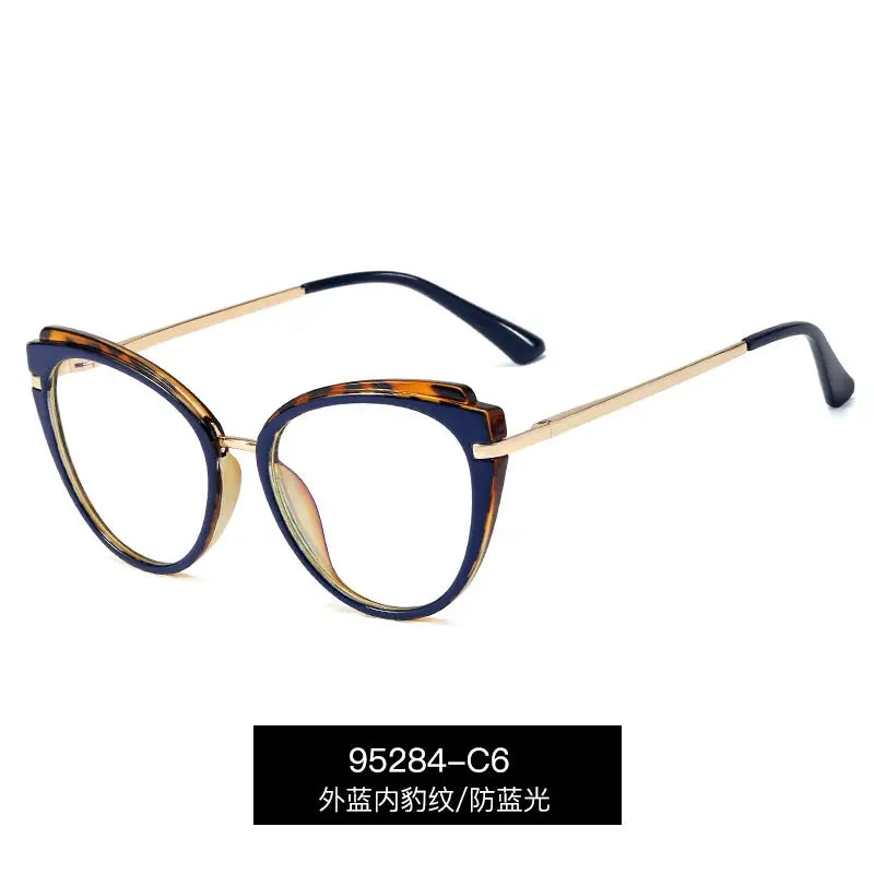 Women's Oval Full Rim TR90 Prescription Glasses 95284 — view 5 | Rx Spectacle