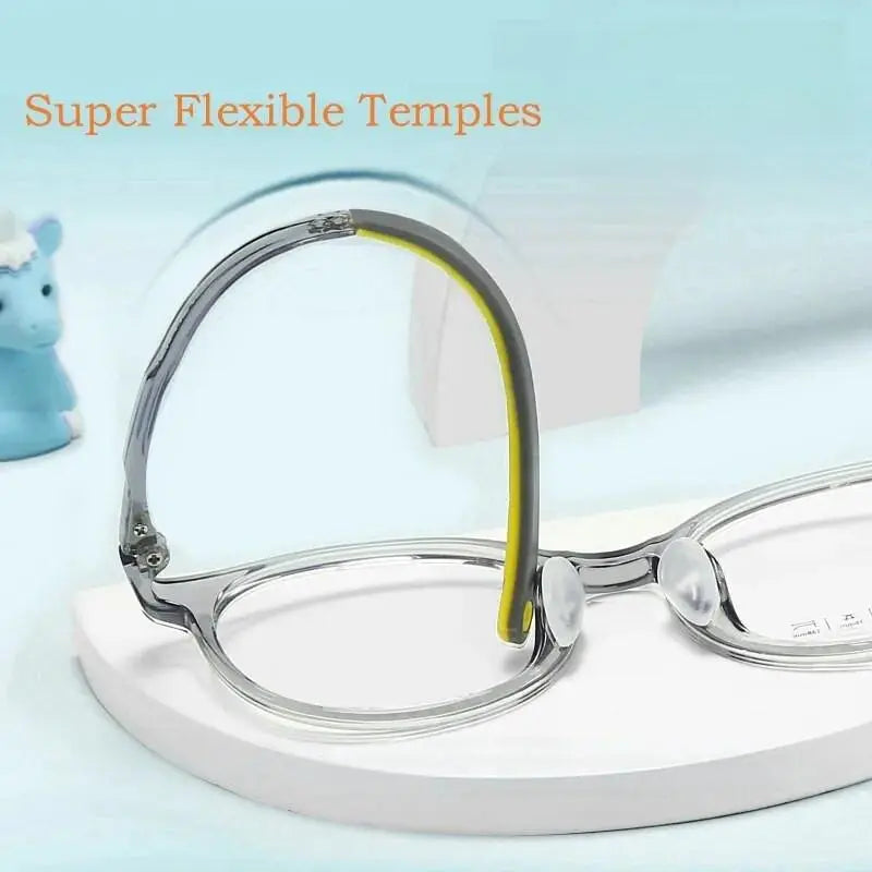 Unisex Round Full Rim TR90 Prescription Glasses 2207 — view 4 | Rx Spectacle