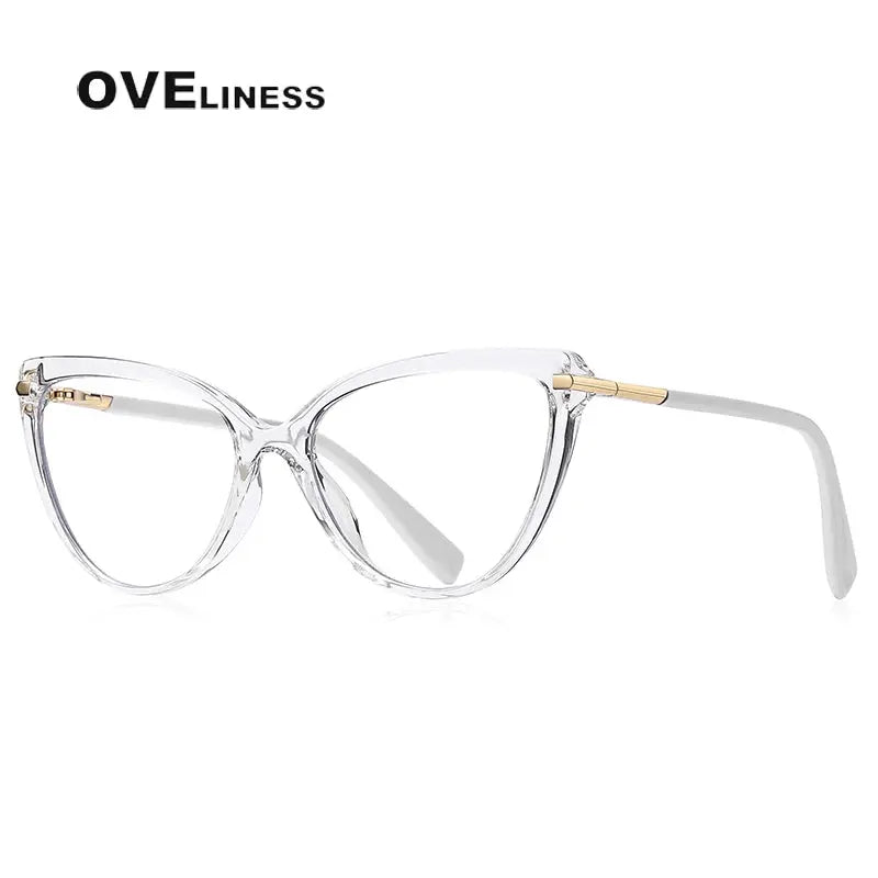 Women's Square Full Rim Titanium Prescription Glasses 22098 — view 5 | Rx Spectacle