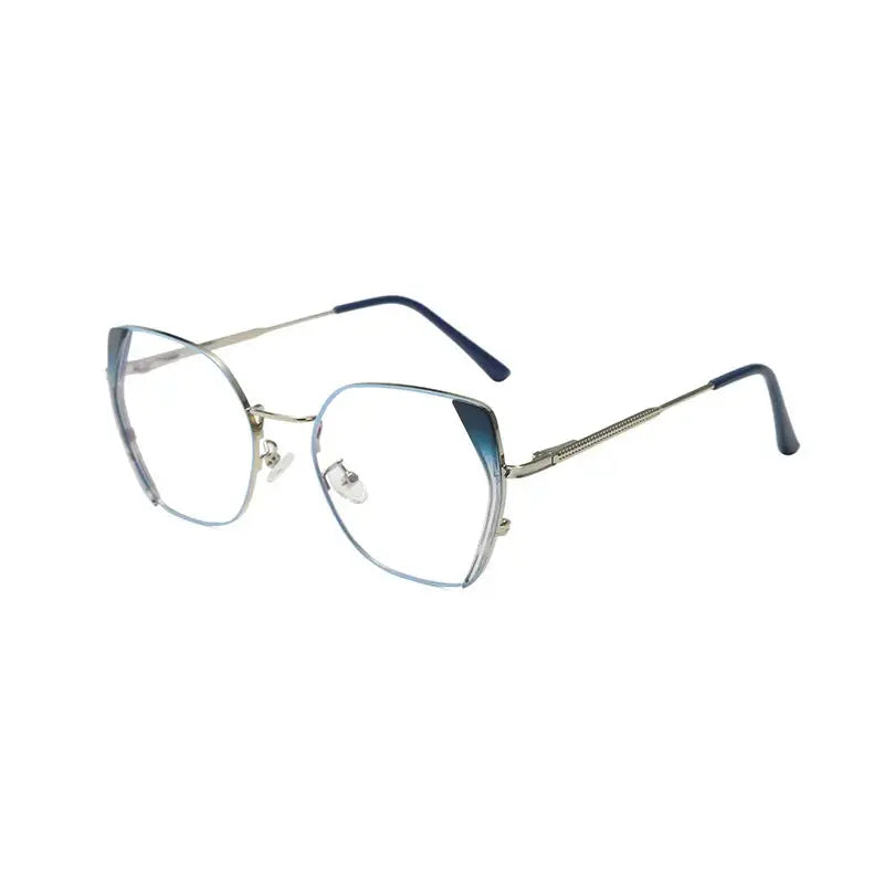 Women's Cat Eye Full Rim Alloy Prescription Glasses 30311 — view 6 | Rx Spectacle