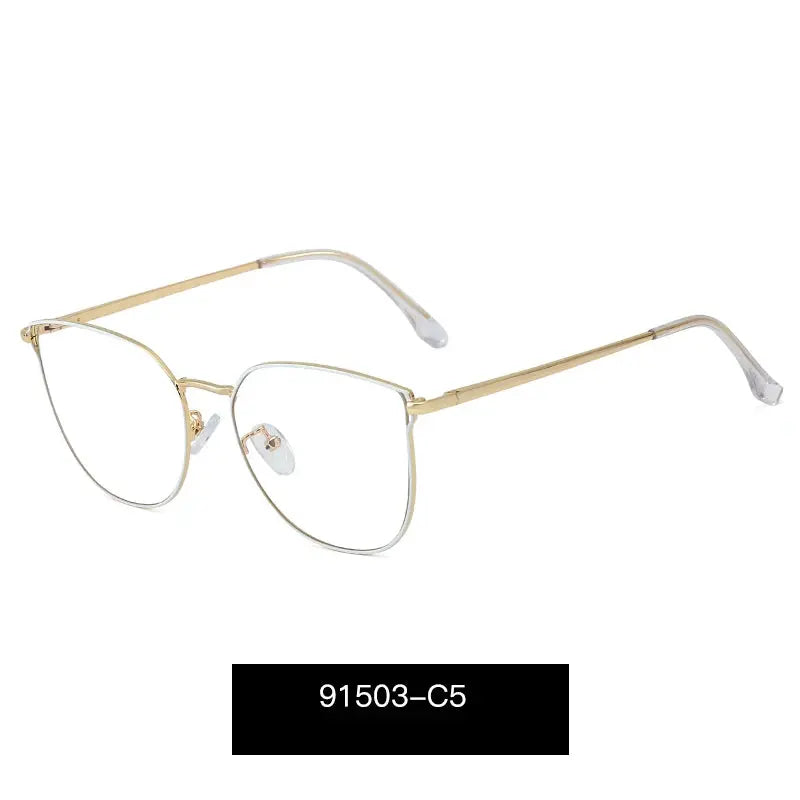 Women's Square Full Rim TR90 Prescription Glasses 91503 — view 12 | Rx Spectacle
