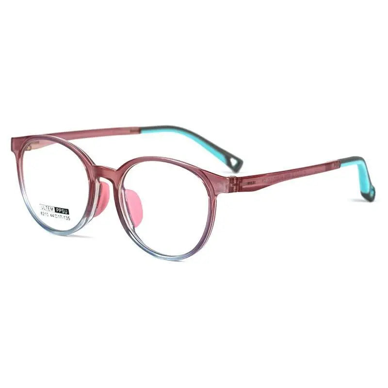 Unisex Round Full Rim Ultem Prescription Glasses 8210S — view 9 | Rx Spectacle
