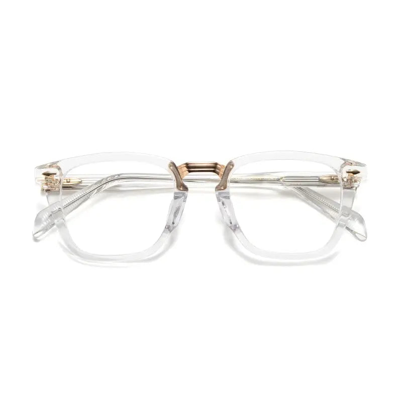 Unisex Square Full Rim Acetate Prescription Glasses 4923145 — view 5 | Rx Spectacle