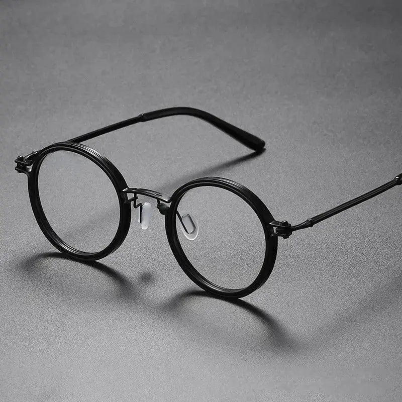 Unisex Round Full Rim Acetate Reading Glasses 10749 — view 2 | Rx Spectacle