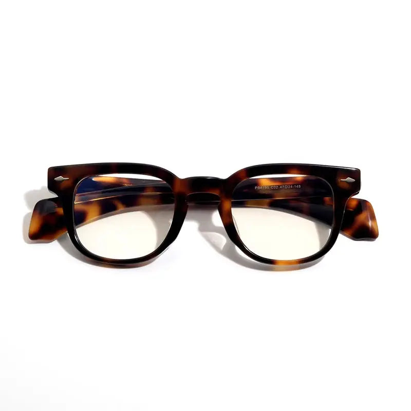Unisex Browline Full Rim Acetate Prescription Glasses 368195 — view 3 | Rx Spectacle