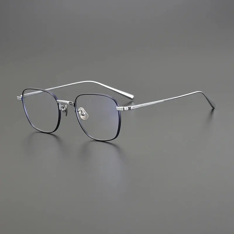Women's Polygon Full Rim Titanium Prescription Glasses 51015 — view 4 | Rx Spectacle