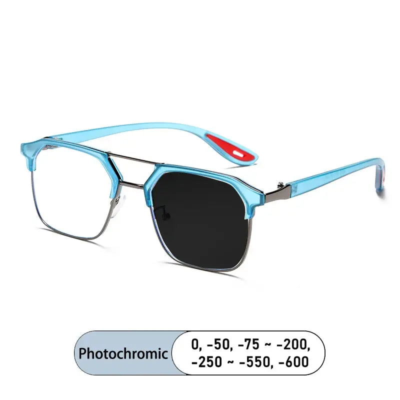 Unisex Square Full Rim TR90 Double Bridge Reading Glasses 968329 — view 6 | Rx Spectacle