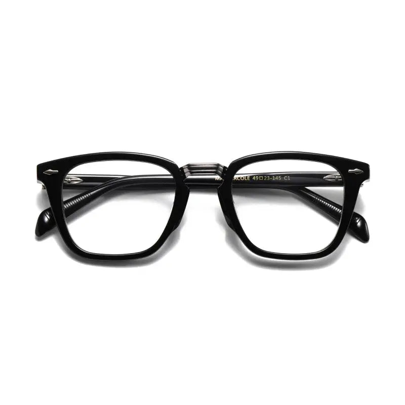 Unisex Square Full Rim Acetate Prescription Glasses 4923145 — view 7 | Rx Spectacle