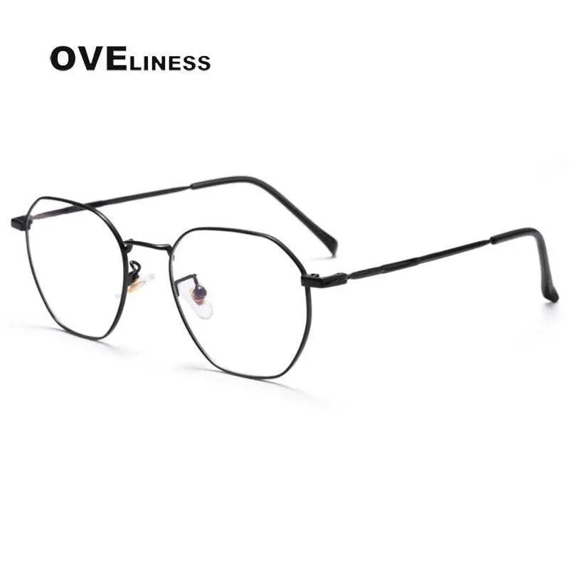 Women's Round Full Rim Titanium Prescription Glasses 2018 — view 5 | Rx Spectacle